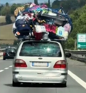 Mai sovraccaricare il veicolo